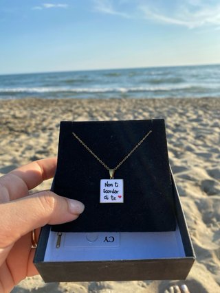Collana Non ti scordar di te Acciaio Inox