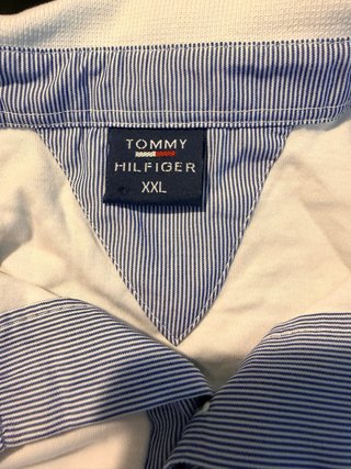 Polo Tommy Hilfiger Blanco Talla XXL