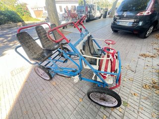 Tandem 3 plazas mas 2 niños