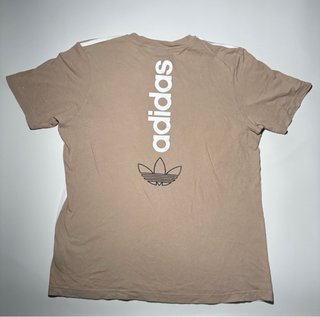Camiseta Adidas Originals Color Block Marrón/Beige