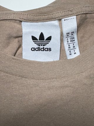 Camiseta Adidas Originals Color Block Marrón/Beige