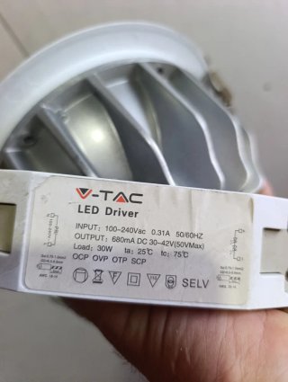Foco LED Circular Blanco