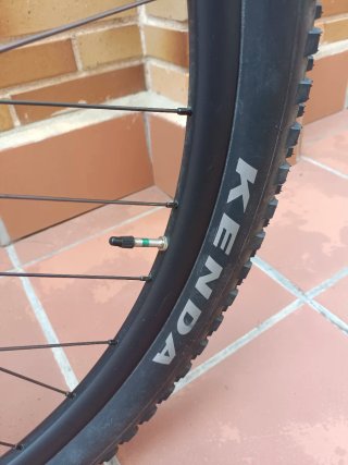 Bici MTB marca Scott azul/naranja