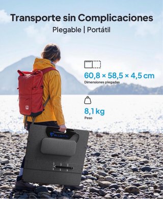 Placa Solar Portátil Bluetti 200W