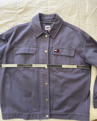 Chaqueta Tommy Hilfiger Oversize Morada Talla S