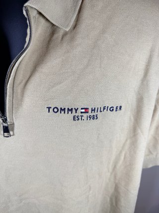 Polo Tommy Hilfiger Beige XXXL Cremallera
