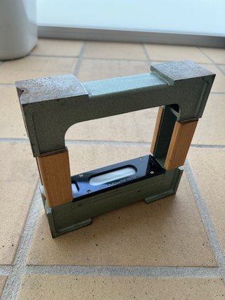 Nivel de bastidor EDA 0,02 mm/m antiguo