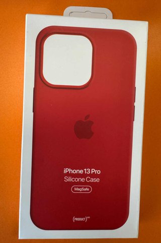 Funda iPhone 13pro Silicone Red