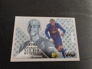 Cromo Extra Sticker Plata Lamine Yamal