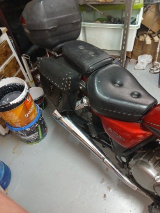 Moto Cruiser Roja