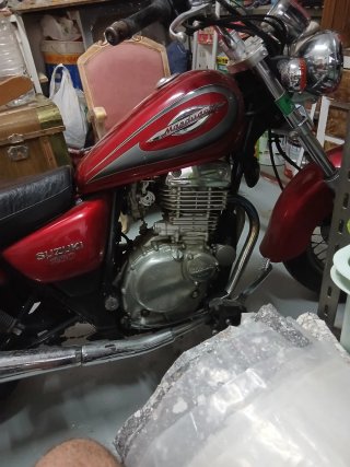 Moto Cruiser Roja