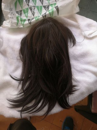 Dos Pelucas oncológica cabello natural y set mecha