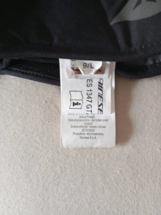 Guantes Dainese Nembo Gore-Tex Negros. 9L