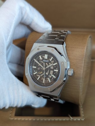 Reloj Seiko Mod AP Royal Oak Black Skeleton – NH70