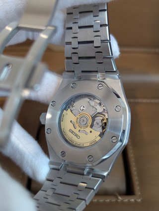 Reloj Seiko Mod AP Royal Oak Black Skeleton – NH70