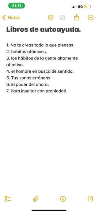 Libros de autoayuda.