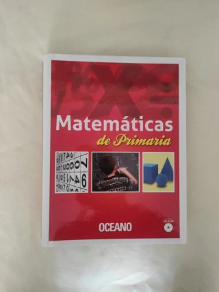 Libro matemáticas de primaria océano con CD