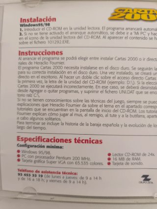 2 CD Juegos PC: Cartas 2000 y Pro Pinball