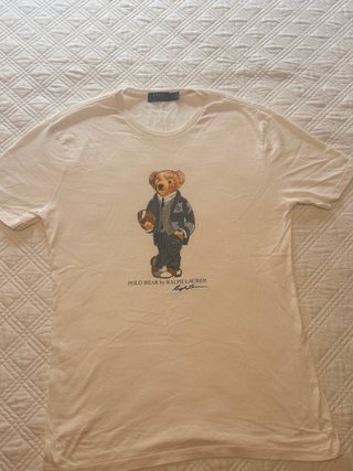 Polo Ralph Lauren Camiseta Polo Bear Algodón Blanc