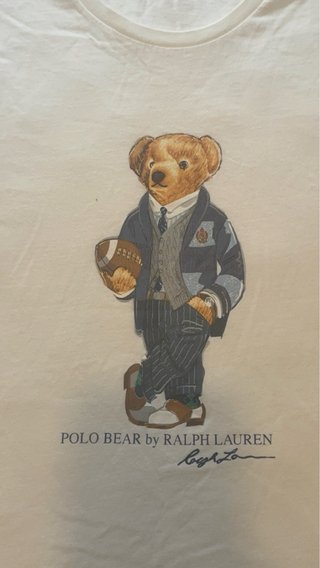 Polo Ralph Lauren Camiseta Polo Bear Algodón Blanc