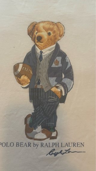 Polo Ralph Lauren Camiseta Polo Bear Algodón Blanc