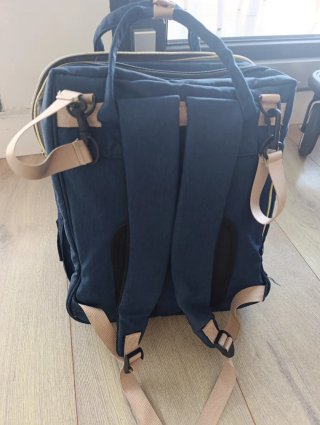 Bolso pañalera cuna carrito