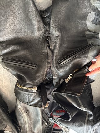Traje de moto Dainese cuero 2 piezas