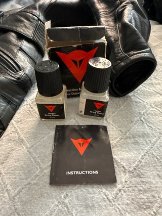 Traje de moto Dainese cuero 2 piezas