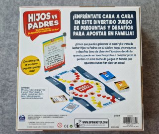 Juego de mesa Hijos vs Padres