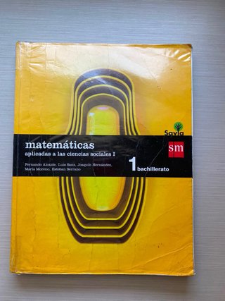 Libro de matemáticas