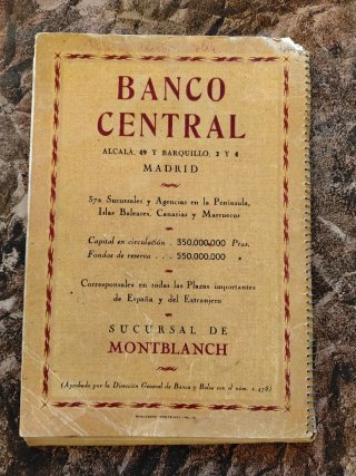 Programa de Fiestas Montblach de 1956