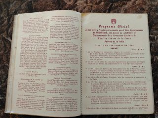 Programa de Fiestas Montblach de 1956