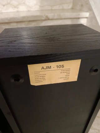 Coppia Casse AJM 105 Vintage Funzionanti
