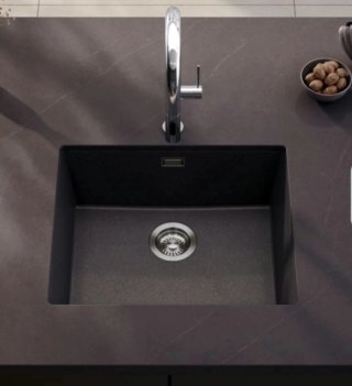 Fregadero de cocina negro