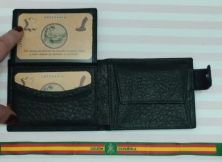 NOVEDAD! CARTERA MONEDERO PIEL HORIZONTAL LEGION