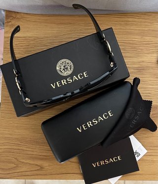 Gafas de Sol Versace Negras y Doradas