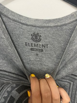 Camiseta Element Gris Logo