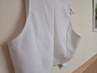 Chaleco blanco elegante