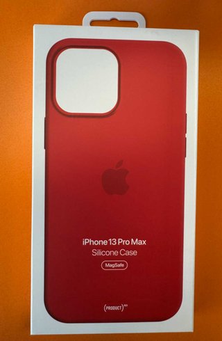Funda iPhone 13promax Silicone Red