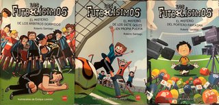 Lote de 3 libros de los Futbolisimos