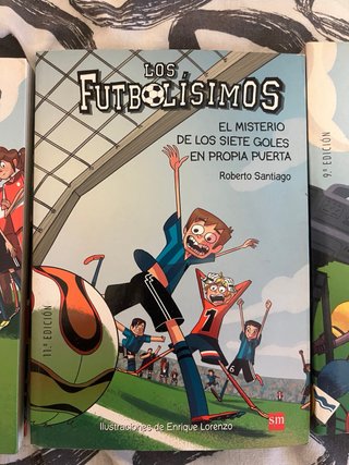 Lote de 3 libros de los Futbolisimos