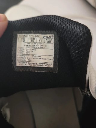 Zapatillas Fila Motorsport Talla 45 Blancas