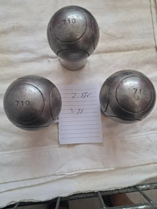 Bolas de petanca XJBX INOX