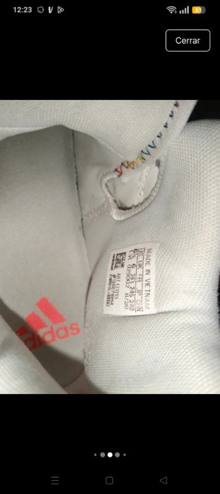 Deportivas Adidas Blancas y Multicolor