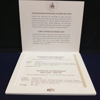 Euroset FDC Vaticano 2025 KMS 3,88€