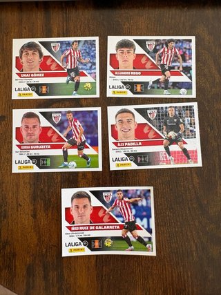 Lote cromos Athletic Club: Iñaki, Nico, Edin Terzi