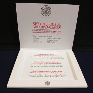 2 Euro Vaticano 2024 Marconi 150 Aniversario