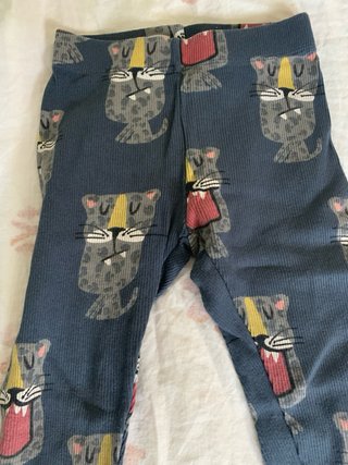 Leggings niño 3-4 años estampado tigre