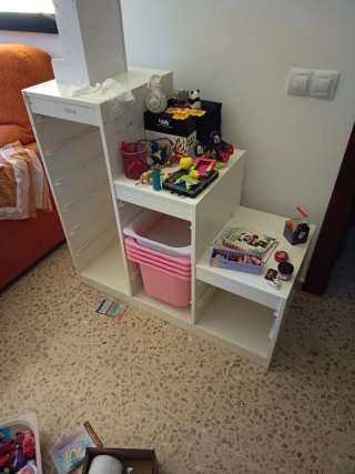 Mueble de almacenaje blanco Ikea