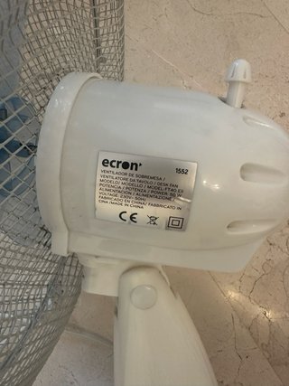 Ventilador de sobremesa Ecron blanco